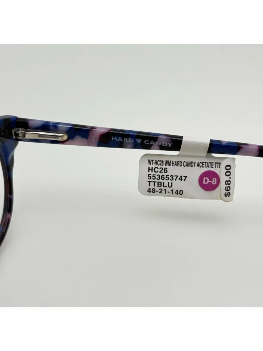 Hard Candy HC26 TTBLU Eyeglasses Eye Glasses Frames 48-21-140